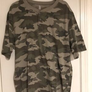 NWOT Mens Green Khaki Open Trails Light Weight Short Sleeve Shirt